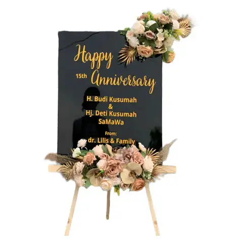 Papan Bunga Akrilik Sambonganyar