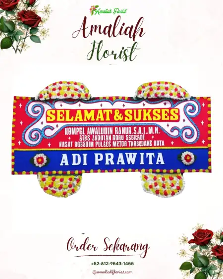 Papan Bunga Ucapan Selamat Sambonganyar